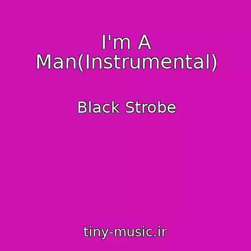 کاور آهنگ I'm A Man(Instrumental) از Black Strobe