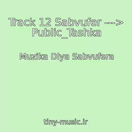 کاور آهنگ Track 12 Sabvufer ---> Public_Tashka از Muzika Dlya Sabvufera