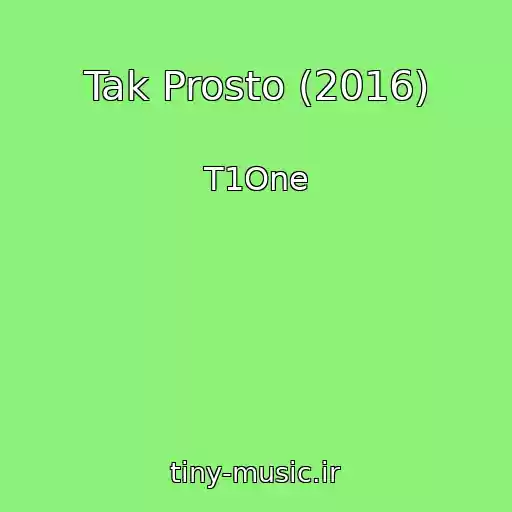 کاور آهنگ Tak Prosto (2016) از T1One