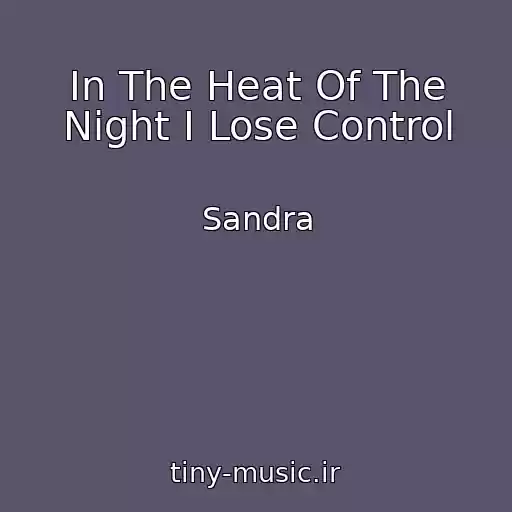 کاور آهنگ In The Heat Of The Night I Lose Control از Sandra