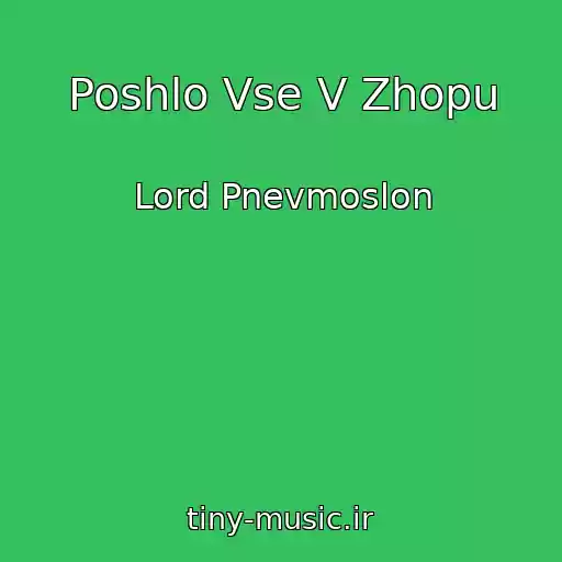 کاور آهنگ Poshlo Vse V Zhopu از Lord Pnevmoslon