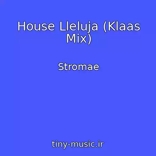کاور آهنگ House Lleluja (Klaas Mix) از Stromae