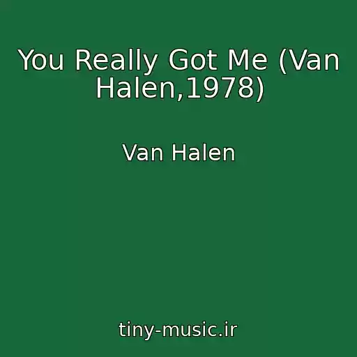 کاور آهنگ You Really Got Me (Van Halen,1978) از Van Halen