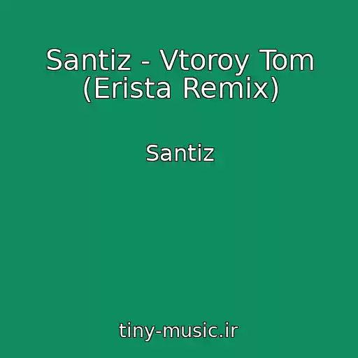 کاور آهنگ Santiz - Vtoroy Tom (Erista Remix) از Santiz