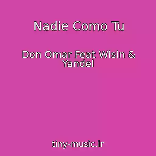 کاور آهنگ Nadie Como Tu از Don Omar Feat Wisin & Yandel