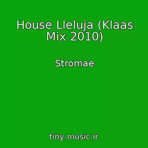 کاور آهنگ House Lleluja (Klaas Mix 2010) از Stromae