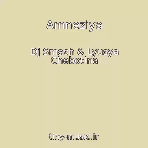 کاور آهنگ Amneziya از Dj Smash & Lyusya Chebotina
