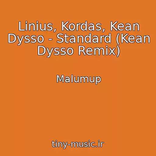 کاور آهنگ Linius, Kordas, Kean Dysso - Standard (Kean Dysso Remix) از Malumup
