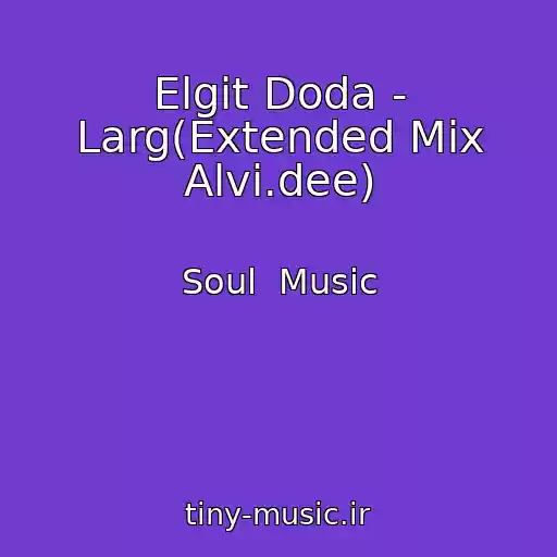 کاور آهنگ Elgit Doda - Larg(Extended Mix Alvi.dee) از Soul  Music