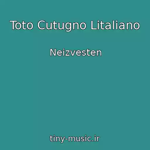 کاور آهنگ Toto Cutugno Litaliano از Neizvesten