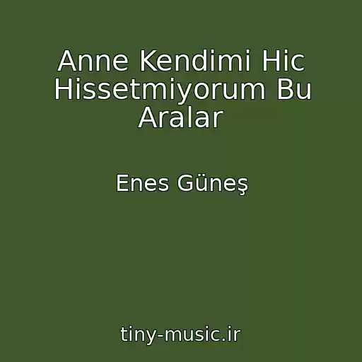 کاور آهنگ Anne Kendimi Hic Hissetmiyorum Bu Aralar از Enes Güneş