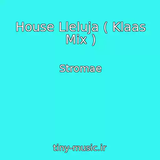 کاور آهنگ House Lleluja ( Klaas Mix ) از Stromae