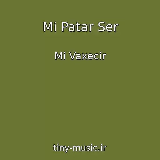 کاور آهنگ Mi Patar Ser از Mi Vaxecir