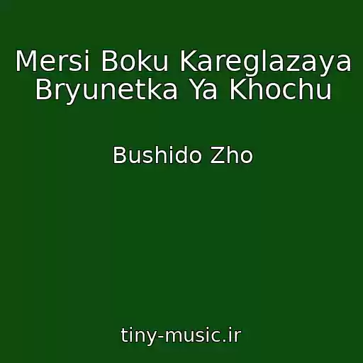 کاور آهنگ Mersi Boku Kareglazaya Bryunetka Ya Khochu از Bushido Zho