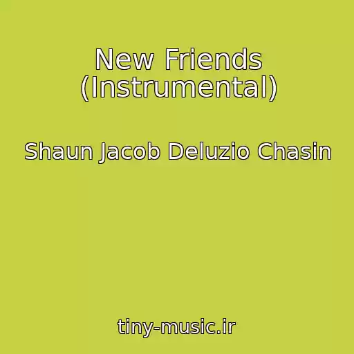 کاور آهنگ New Friends (Instrumental) از Shaun Jacob Deluzio Chasin