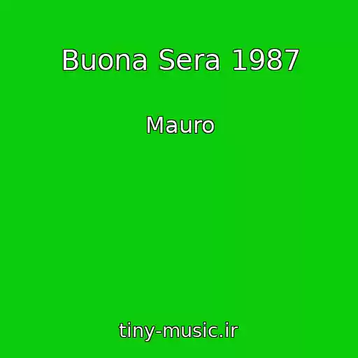 کاور آهنگ Buona Sera 1987 از Mauro