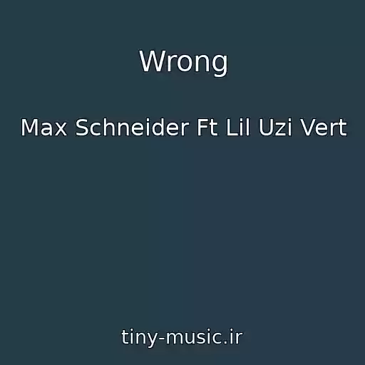 کاور آهنگ Wrong از Max Schneider Ft Lil Uzi Vert