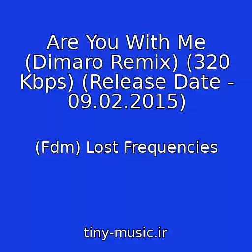 کاور آهنگ Are You With Me (Dimaro Remix) (320 Kbps) (Release Date - 09.02.2015) از (Fdm) Lost Frequencies