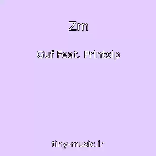 کاور آهنگ Zm از Guf Feat. Printsip