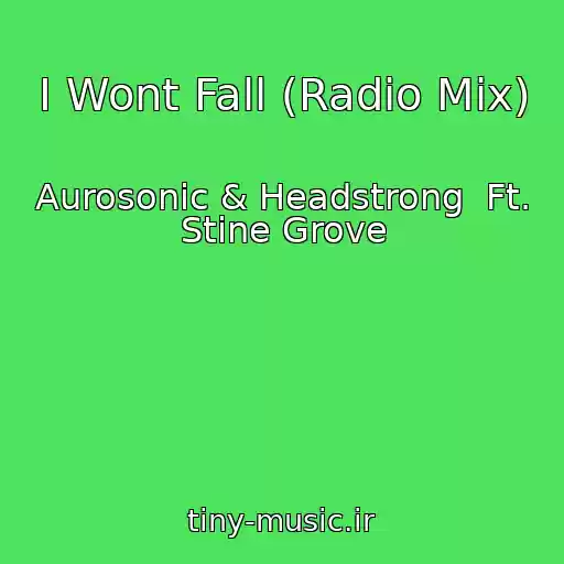کاور آهنگ I Wont Fall (Radio Mix) از Aurosonic & Headstrong  Ft. Stine Grove