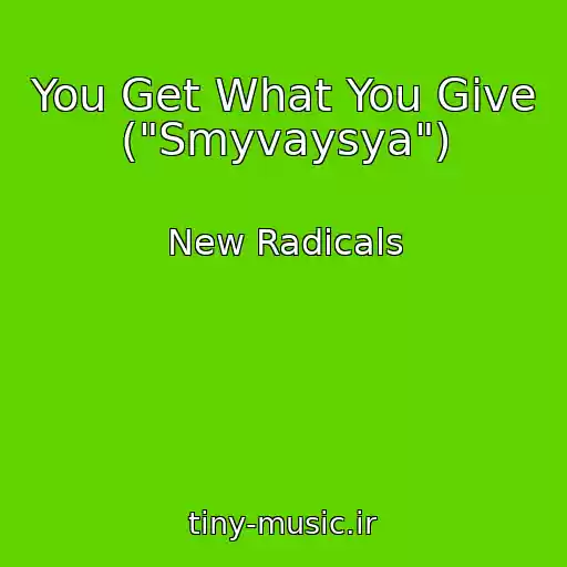 کاور آهنگ You Get What You Give ("Smyvaysya") از New Radicals