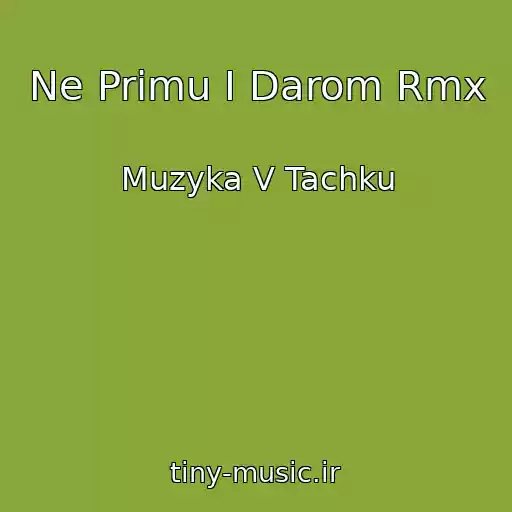 کاور آهنگ Ne Primu I Darom Rmx از Muzyka V Tachku