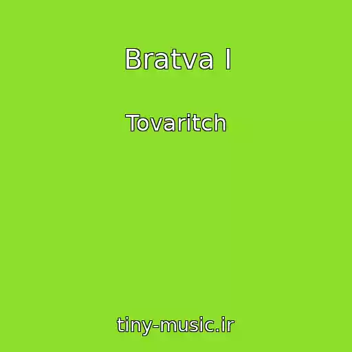 کاور آهنگ Bratva I از Tovaritch