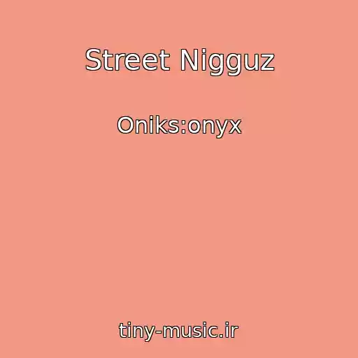 کاور آهنگ Street Nigguz از Oniks:onyx