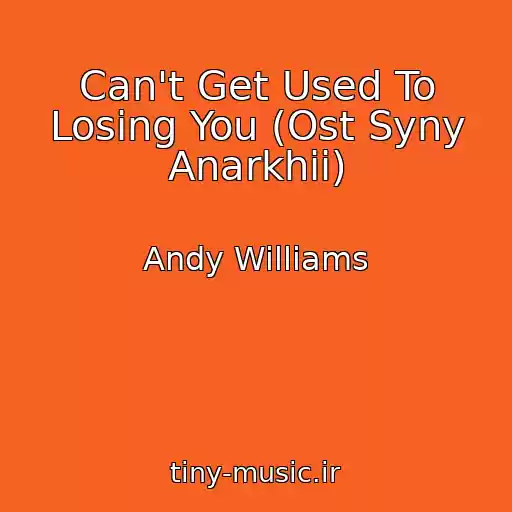 کاور آهنگ Can't Get Used To Losing You (Ost Syny Anarkhii) از Andy Williams