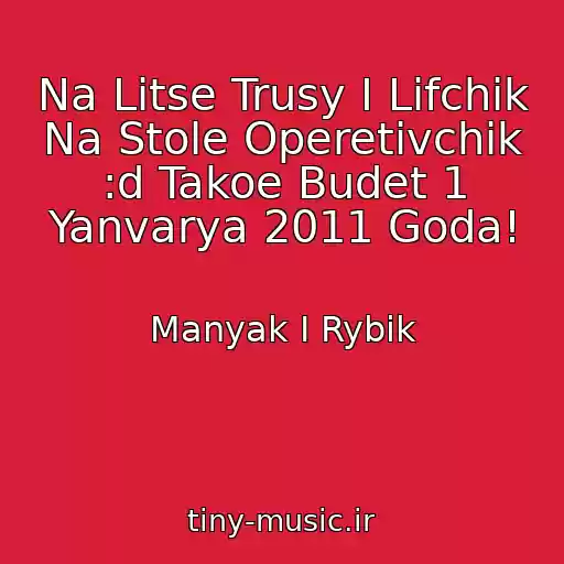 کاور آهنگ Na Litse Trusy I Lifchik Na Stole Operetivchik :d Takoe Budet 1 Yanvarya 2011 Goda! از Manyak I Rybik