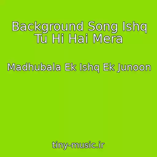کاور آهنگ Background Song Ishq Tu Hi Hai Mera از Madhubala Ek Ishq Ek Junoon