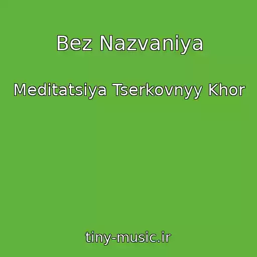 کاور آهنگ Bez Nazvaniya از Meditatsiya Tserkovnyy Khor