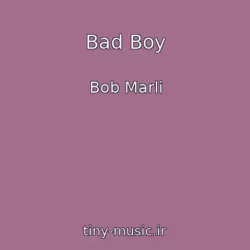 کاور آهنگ Bad Boy از Bob Marli