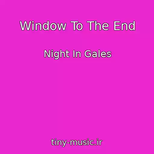 کاور آهنگ Window To The End از Night In Gales