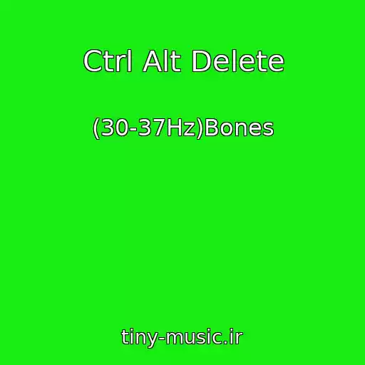 کاور آهنگ Ctrl Alt Delete از (30-37Hz)Bones