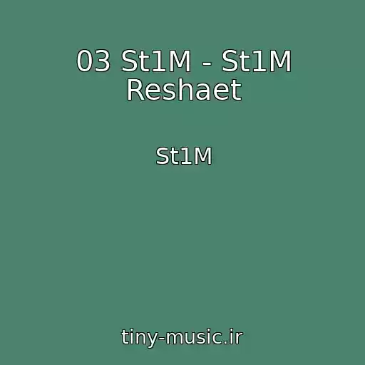 کاور آهنگ 03 St1M - St1M Reshaet از St1M