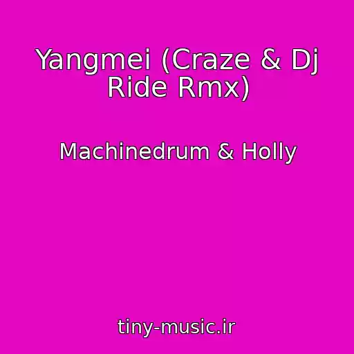 کاور آهنگ Yangmei (Craze & Dj Ride Rmx) از Machinedrum & Holly
