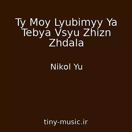 کاور آهنگ Ty Moy Lyubimyy Ya Tebya Vsyu Zhizn Zhdala از Nikol Yu