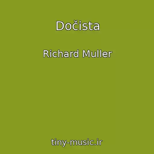 کاور آهنگ Dočista از Richard Muller