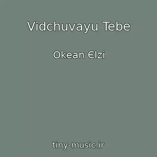 کاور آهنگ Vіdchuvayu Tebe از Okean Єlzi