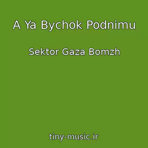 کاور آهنگ A Ya Bychok Podnimu از Sektor Gaza Bomzh