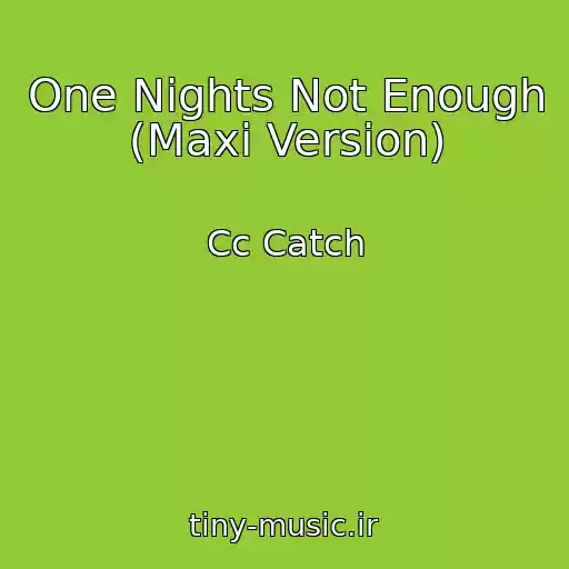 کاور آهنگ One Nights Not Enough (Maxi Version) از Cc Catch