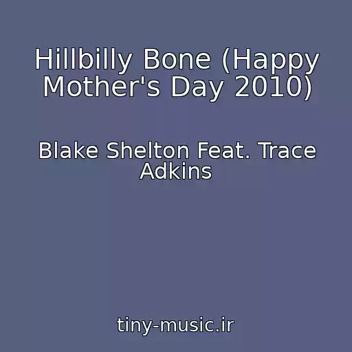 کاور آهنگ Hillbilly Bone (Happy Mother's Day 2010) از Blake Shelton Feat. Trace Adkins
