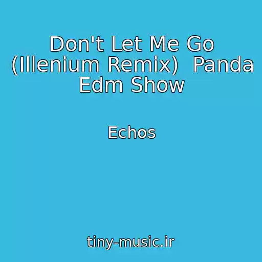 کاور آهنگ Don't Let Me Go (Illenium Remix)  Panda Edm Show از Echos