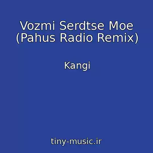 کاور آهنگ Vozmi Serdtse Moe (Pahus Radio Remix) از Kangi