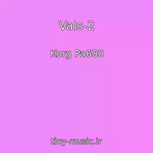 کاور آهنگ Vals-2 از Korg Pa600