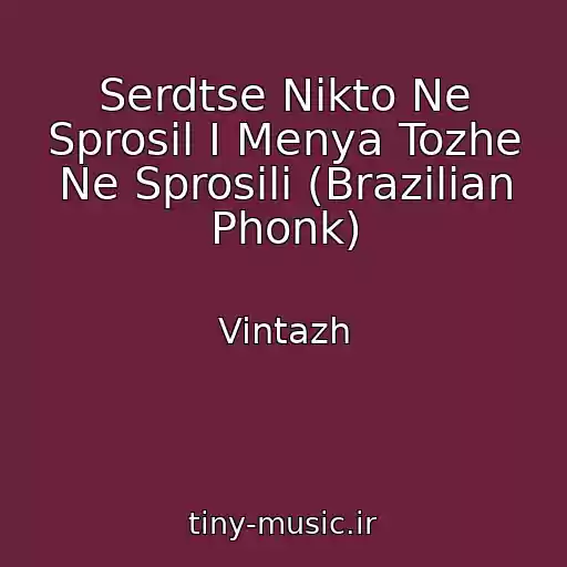 کاور آهنگ Serdtse Nikto Ne Sprosil I Menya Tozhe Ne Sprosili (Brazilian Phonk) از Vintazh