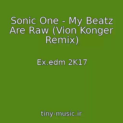 کاور آهنگ Sonic One - My Beatz Are Raw (Vion Konger Remix) از Ex.edm 2K17