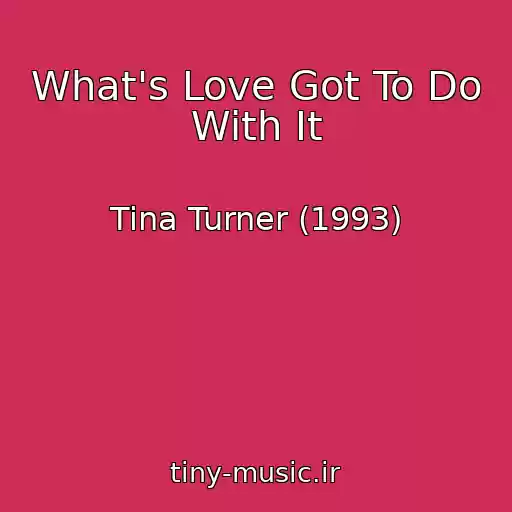 کاور آهنگ What's Love Got To Do With It از Tina Turner (1993)