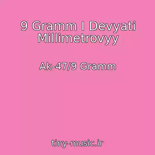 کاور آهنگ 9 Gramm I Devyati Millimetrovyy از Ak-47/9 Gramm